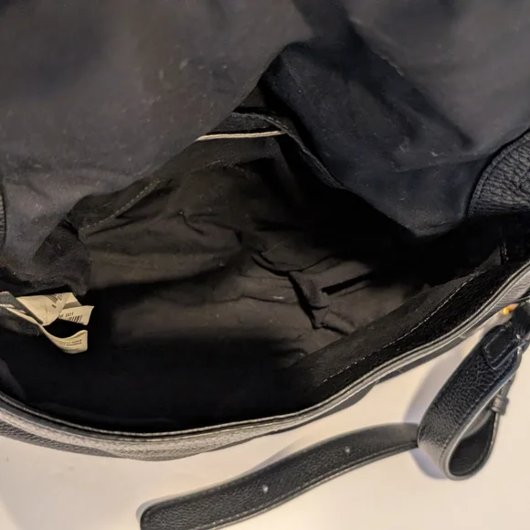 Marc Jacobs Black Crossbody Natasha Bag with Gold Accents - Picture 9 of 10